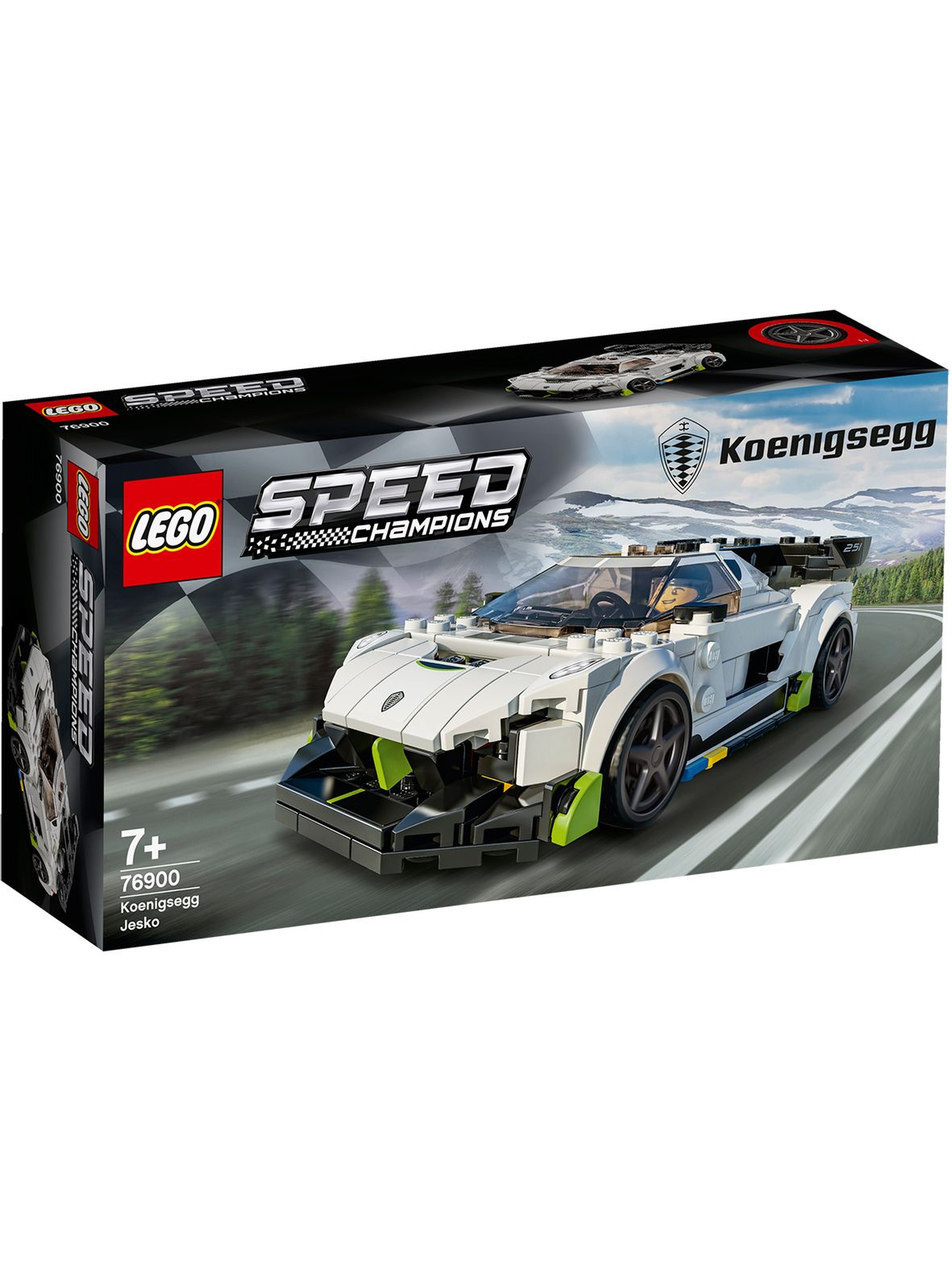 Zestaw LEGO® Speed Champions Koenigsegg Jesko - 280 elementów, wiek 7+