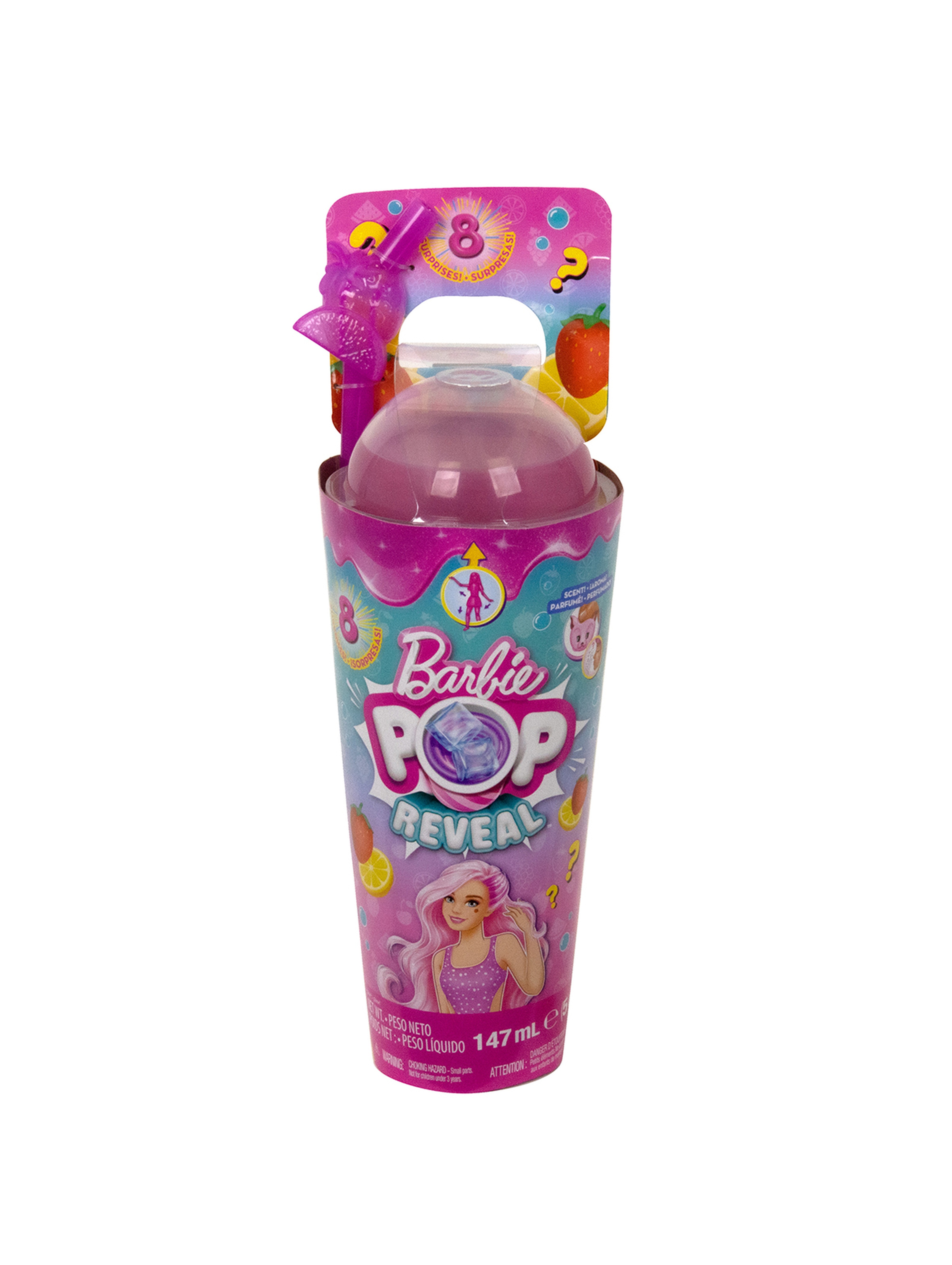 Lalka Barbie Pop Reveal Owocowy sok, różowa blondynka