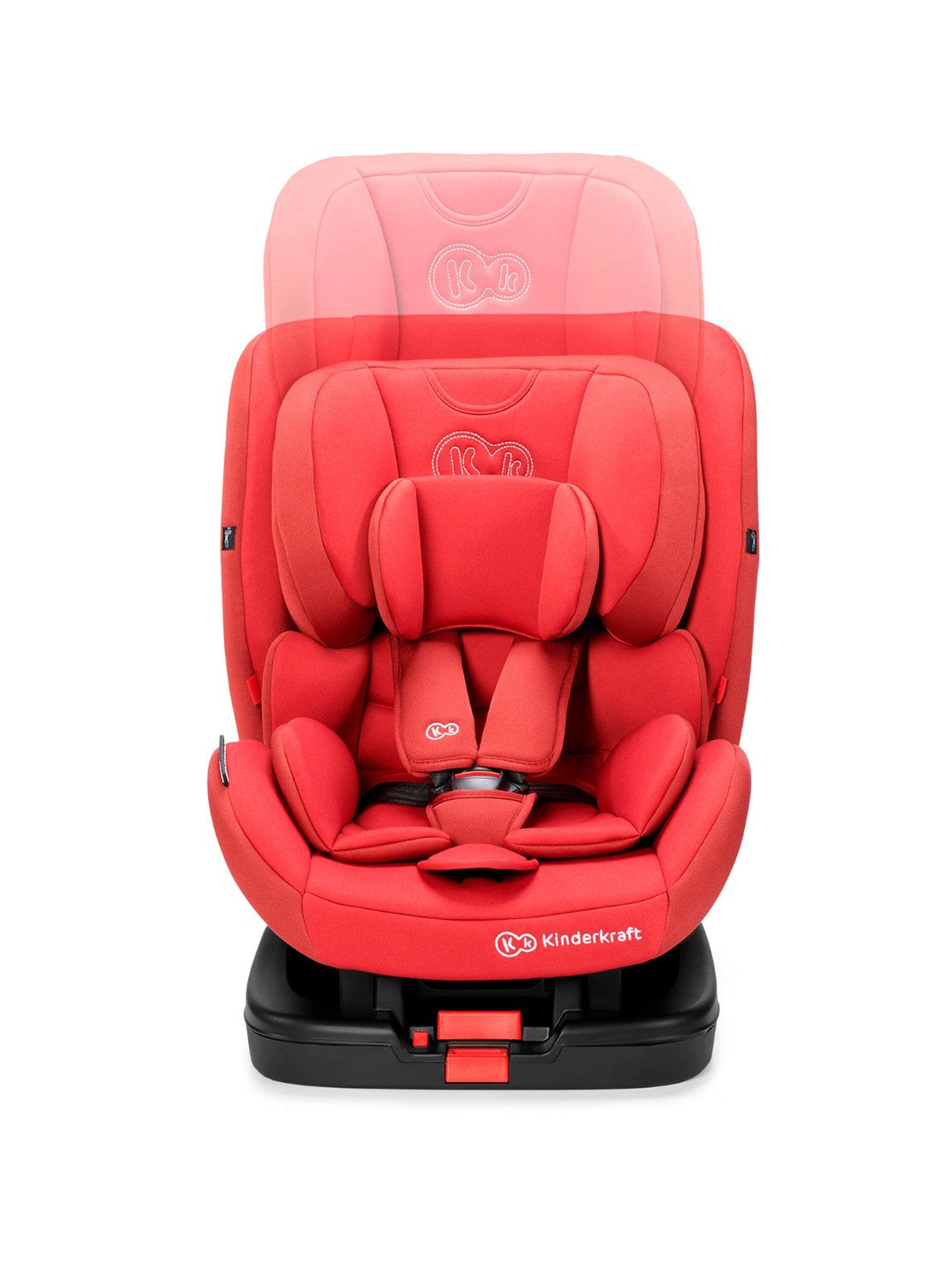 Fotelik samochodowy dla dzieci Vado RWF 0-18 kg ISOFIX czerwony  0-25 kg