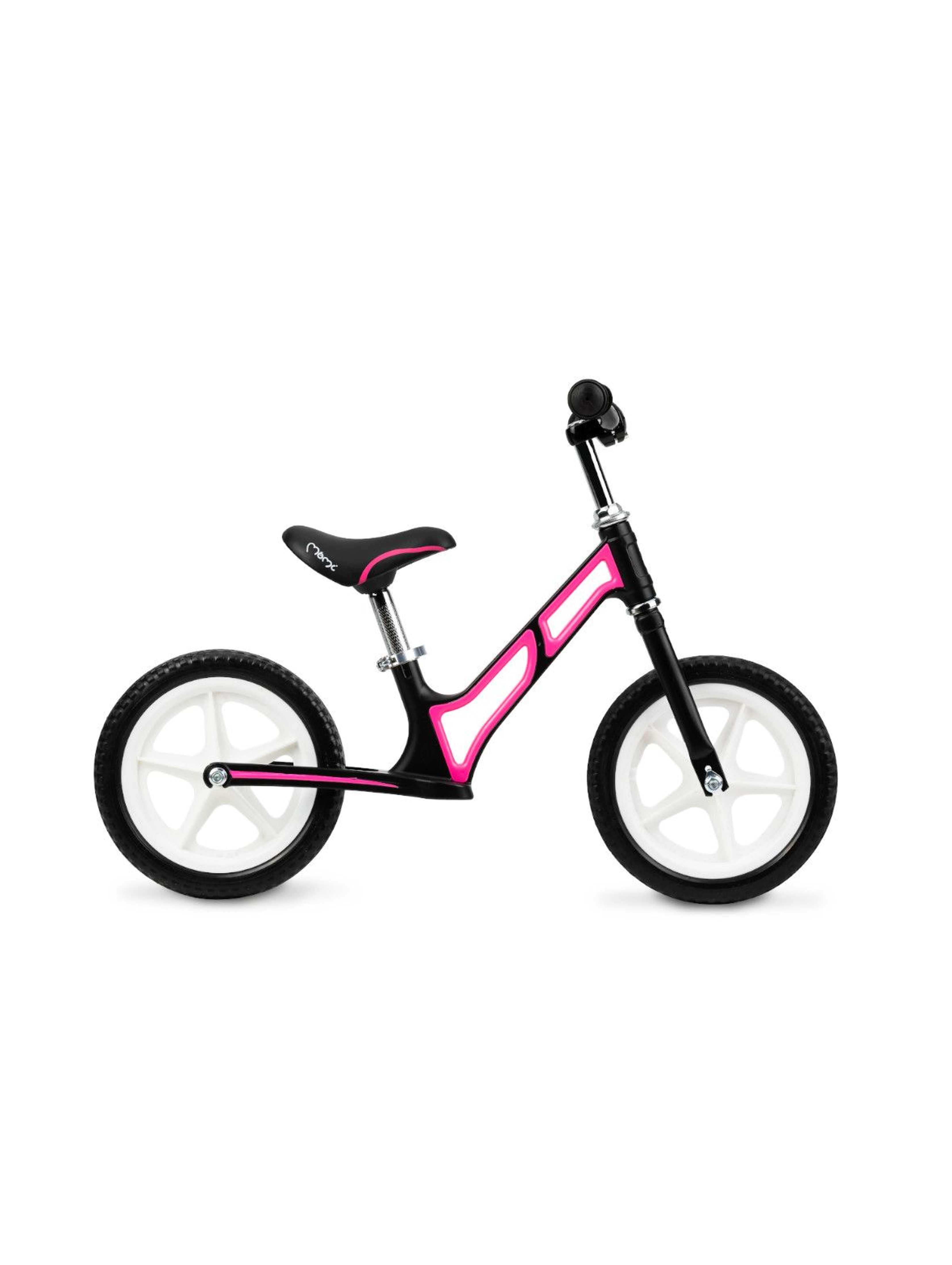 MoMi MOOV superlekki magnezowy rowerek biegowy różowy