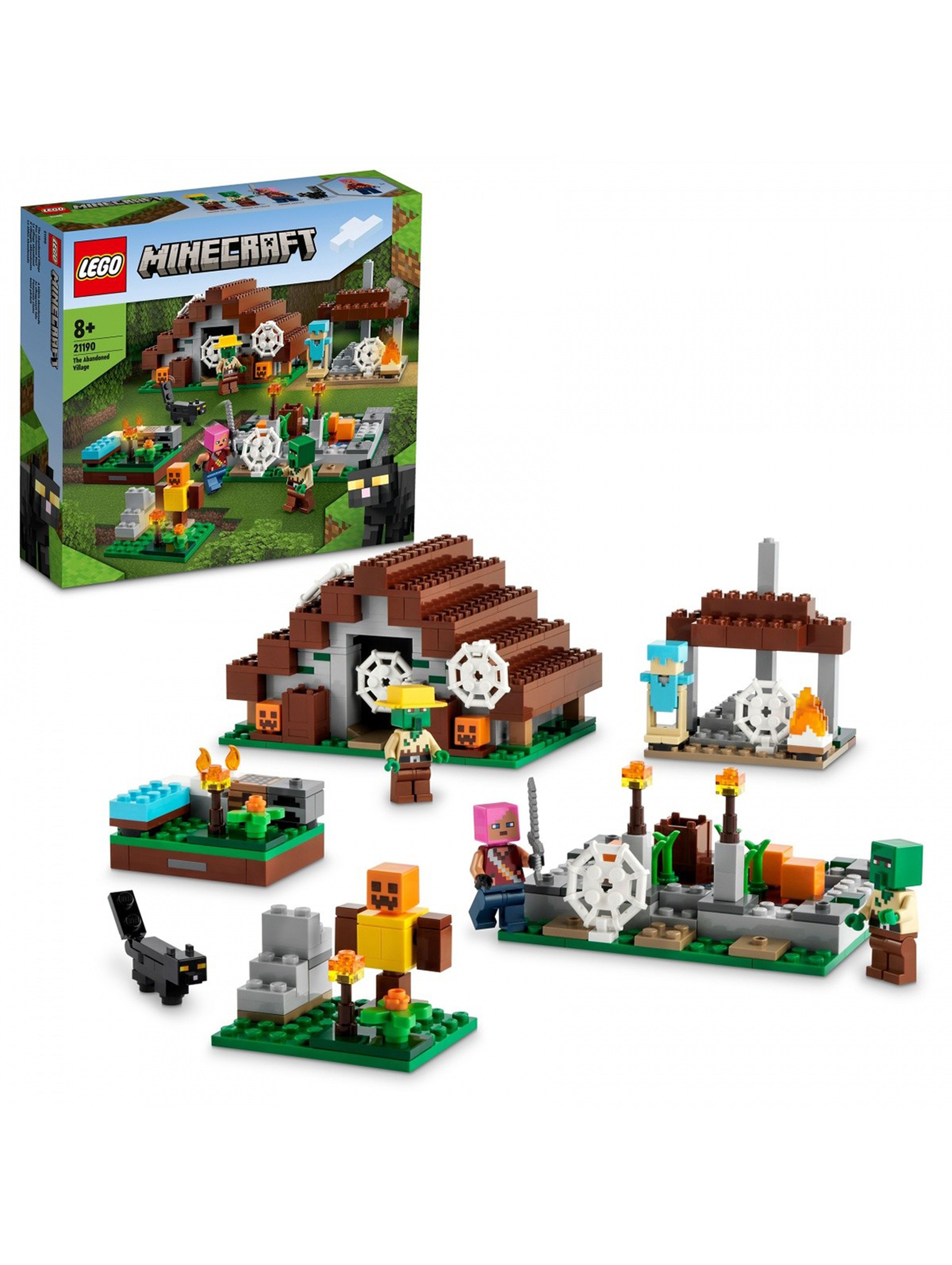 LEGO Minecraft - Opuszczona wioska 21190 - 422 elementy, wiek 8+