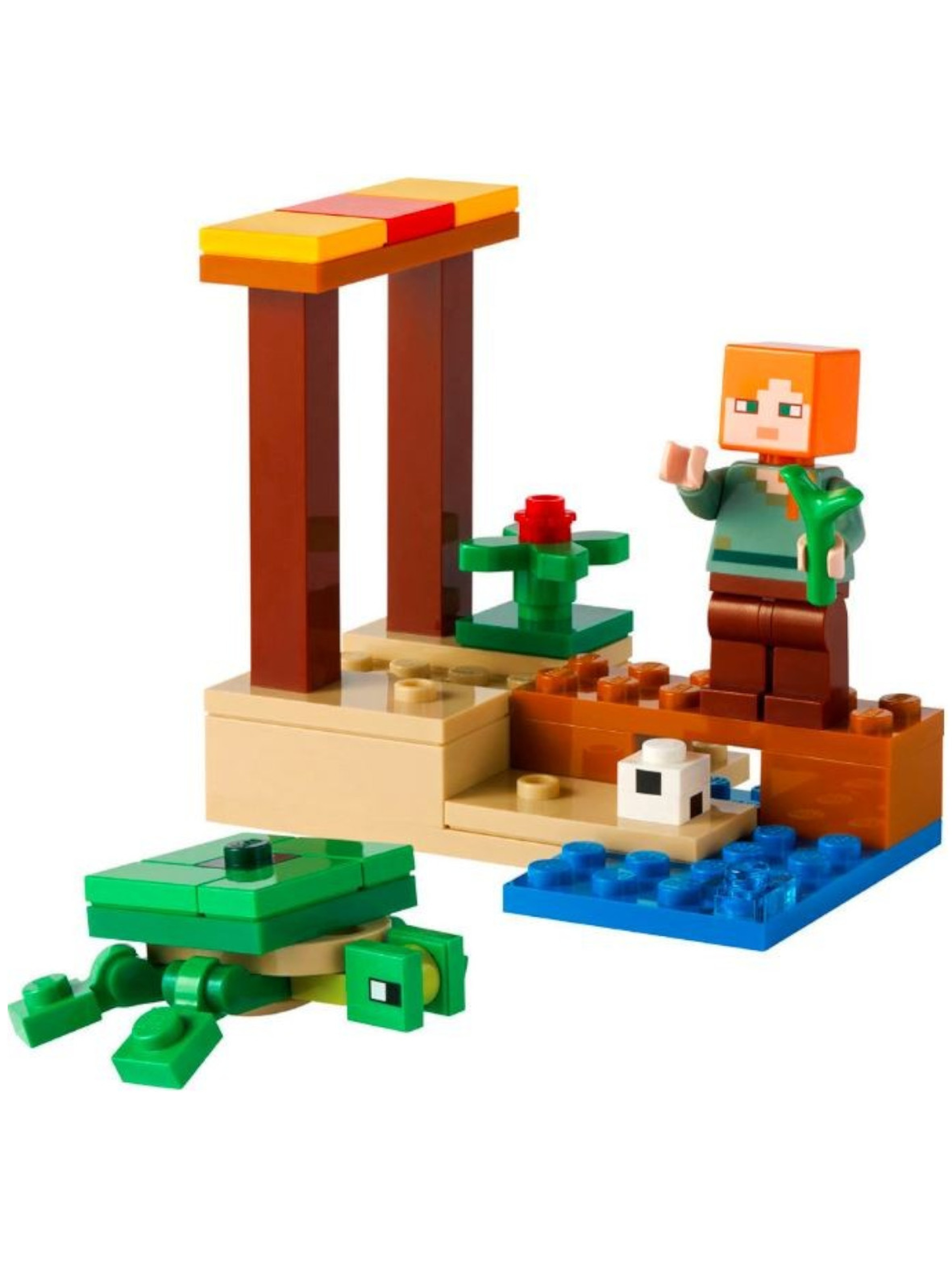 LEGO Klocki Minecraft 30432 Plaża żółwi