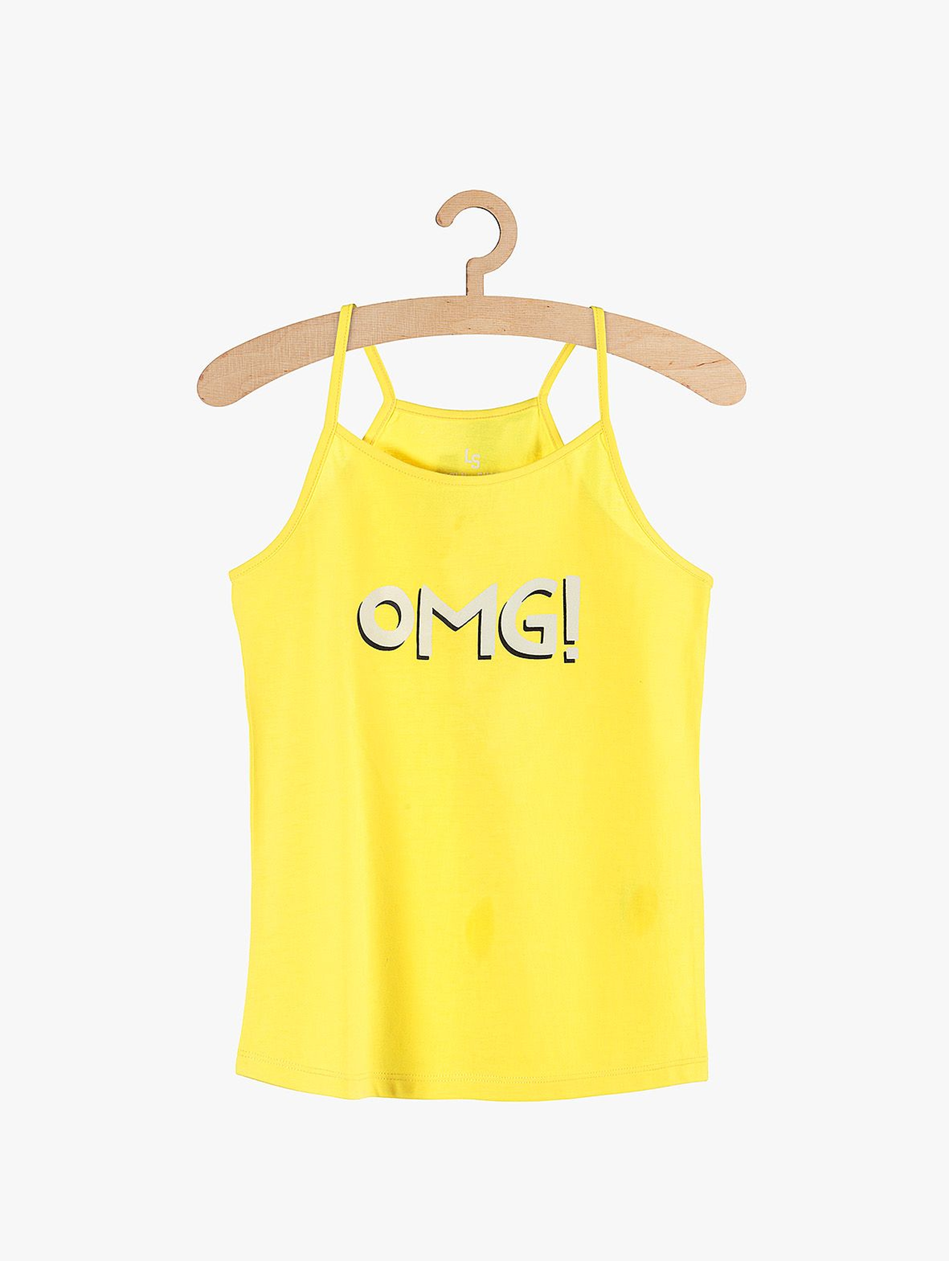 Bluzka dziewczęca żółta "OMG!"