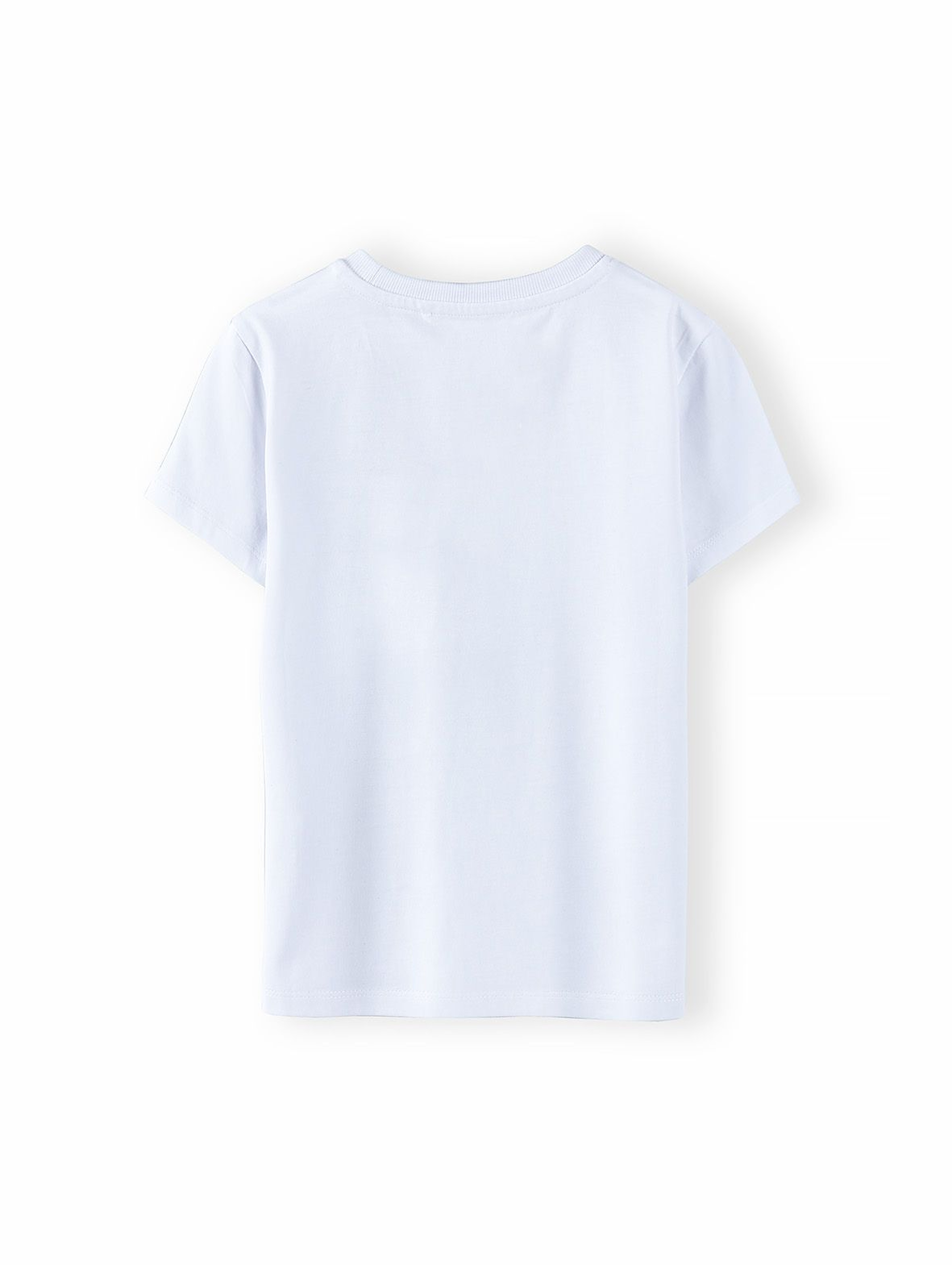 T-shirt chłopięcy bawełniany biały