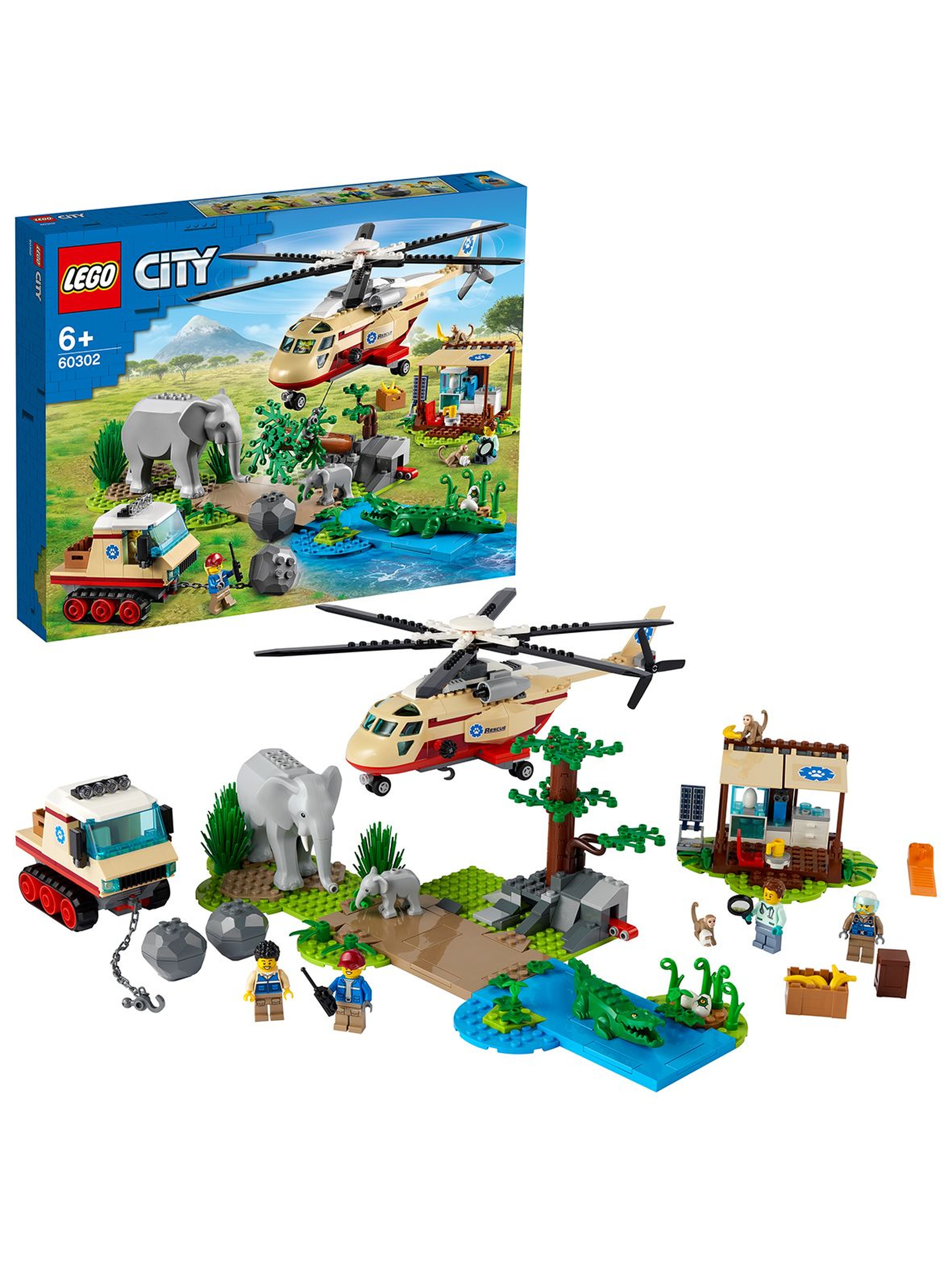 LEGO City - Na ratunek dzikim zwierzętom -  525el wiek 6+