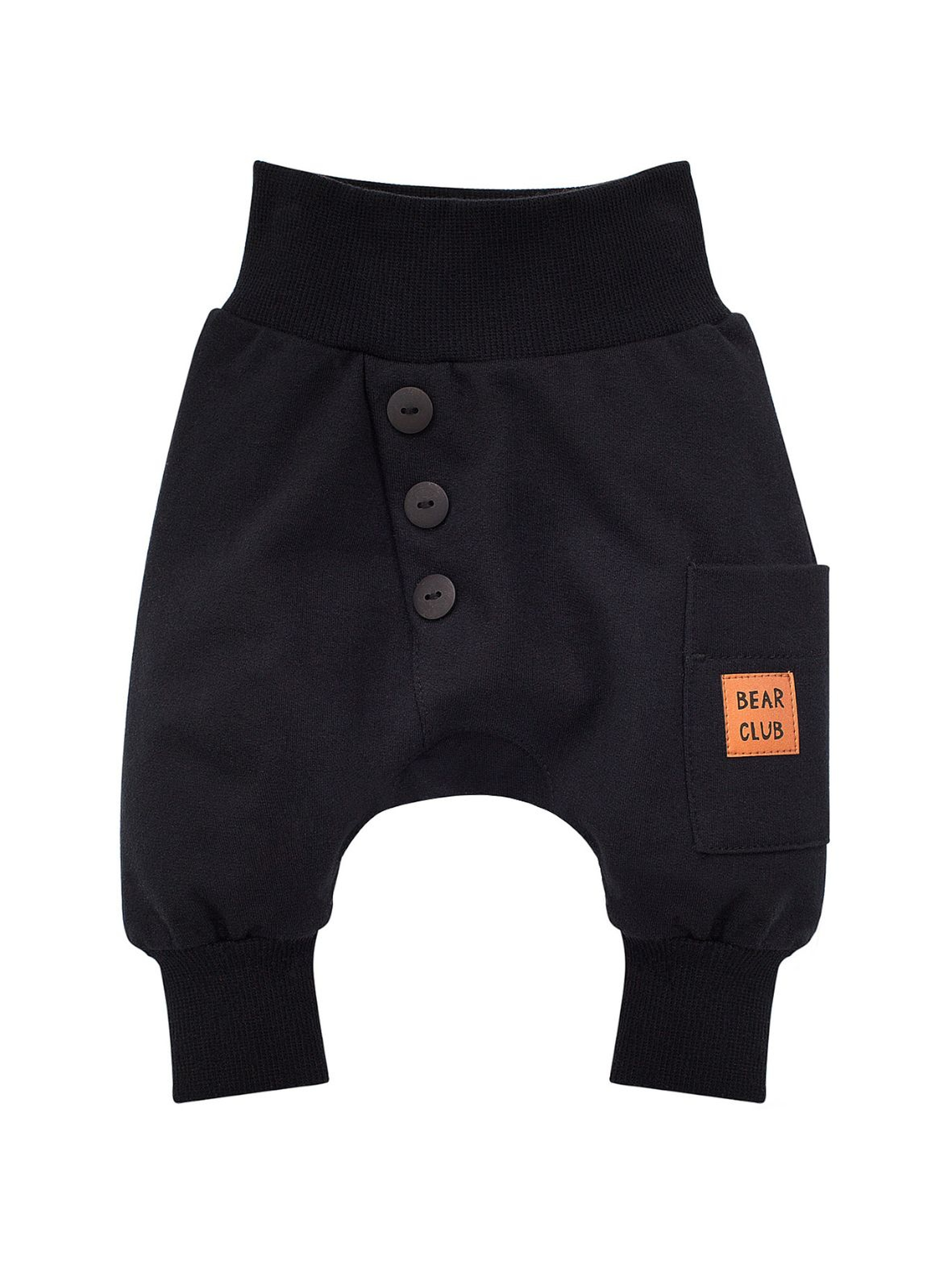 Spodnie - pumpy niemowlęce czarne Bears Club