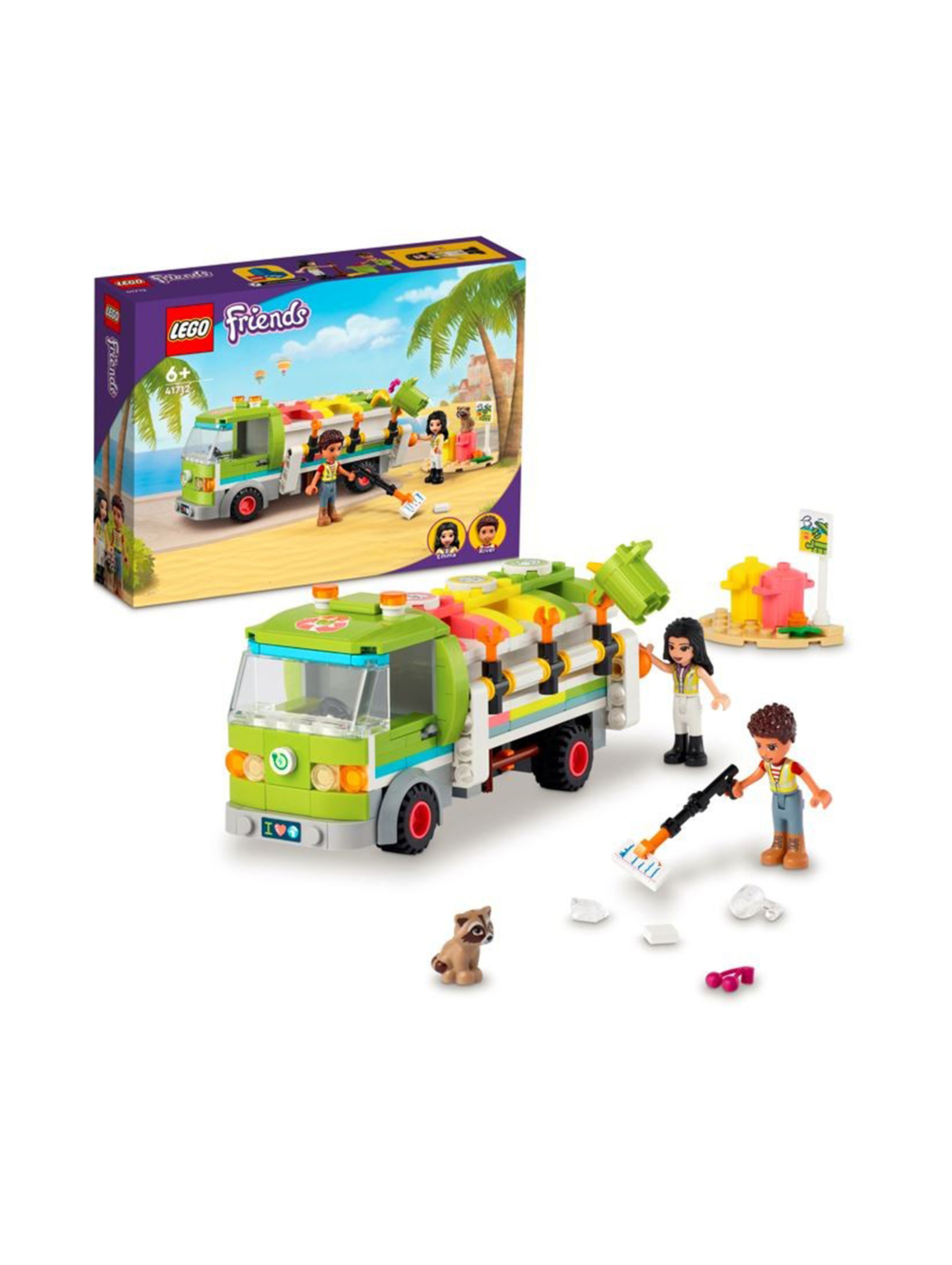 LEGO Friends - Ciężarówka recyklingowa 41712 - 259 elementów, wiek 6+