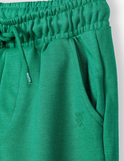 Spodnie dresowe chłopięce zielone