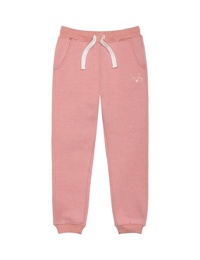 Różowe spodnie dresowe dla niemowlaka