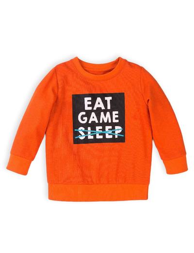 Bluza dresowa niemowlęca pomarańczowa