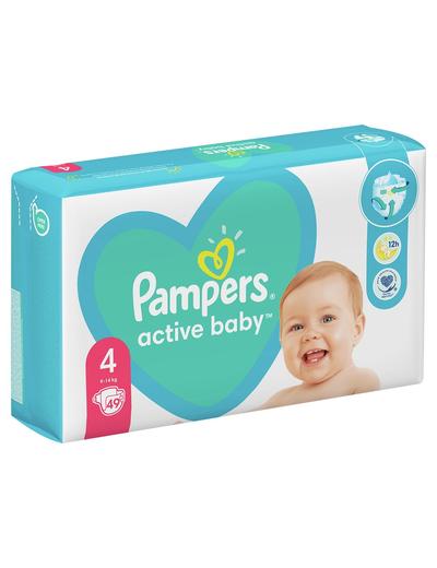 Pampers Active Baby, rozmiar 4, 49 pieluszek, 9-14kg