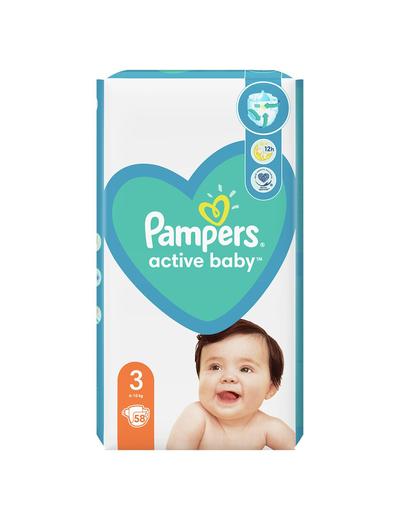 Pampers Active Baby, rozmiar 3, 58szt, 6-10kg