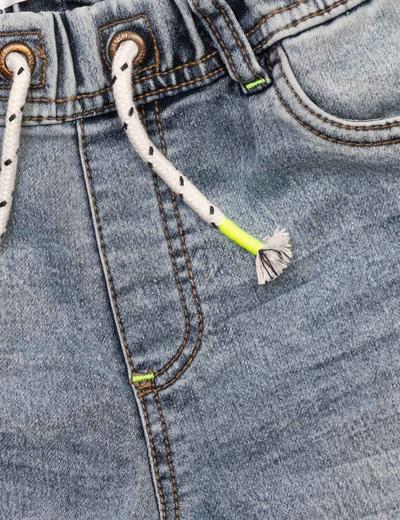 Spodnie niemowlęce jeansowe jasne