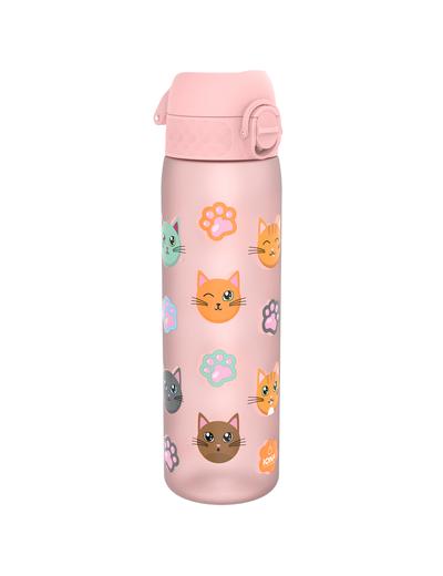 Butelka na wodę ION8 BPA Free Cats 500ml różowa