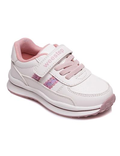 Białe buty sportowe dla dziewczynki Weestep