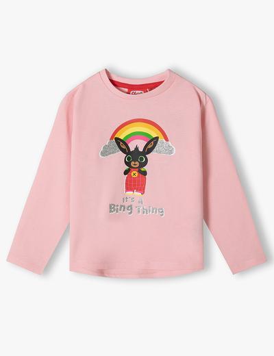 Bing - różowa bluzka dziewczęca dla przedszkolaka