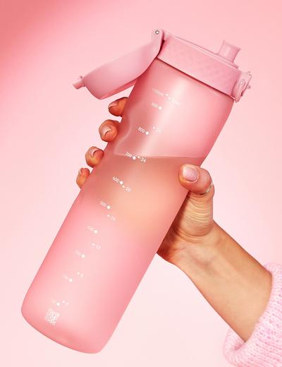 Butelka na wodę ION8 BPA Free Rose Quartz 1200ml - różowa
