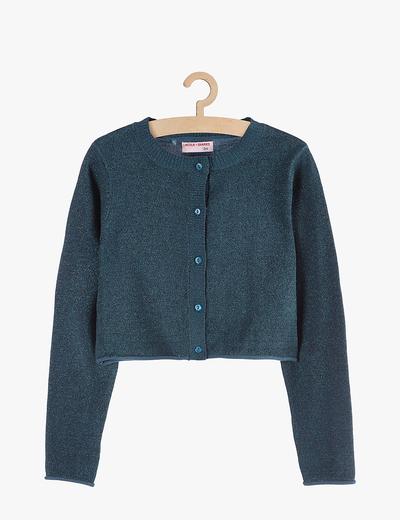 Elegancki-granatowy sweter dla dziewczynki