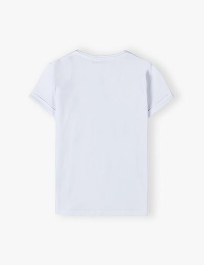 Bawełniany t-shirt damski z nadrukiem - a może nad MORZE?