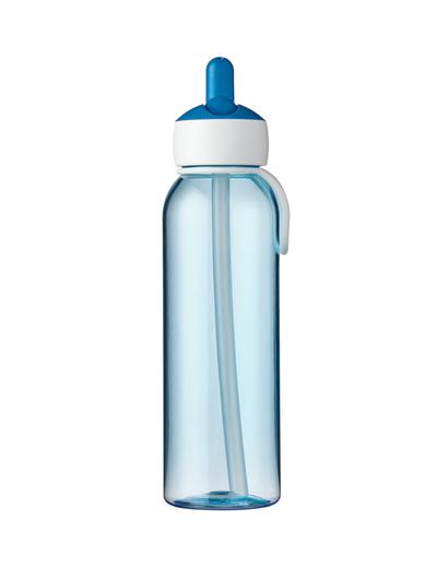 Butelka na wodę Flip up campus niebieska - 400 ml