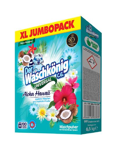 Der Waschkönig ALOHA HAWAII Universal - proszek do prania 6,5 kg - 100 WL