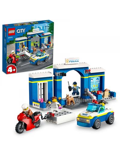 Klocki LEGO City 60370 Posterunek policji pościg - 172 elementy, wiek 4 +