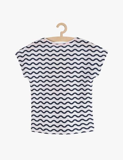T-Shirt bawełniany dla dziewczynki "Wave"
