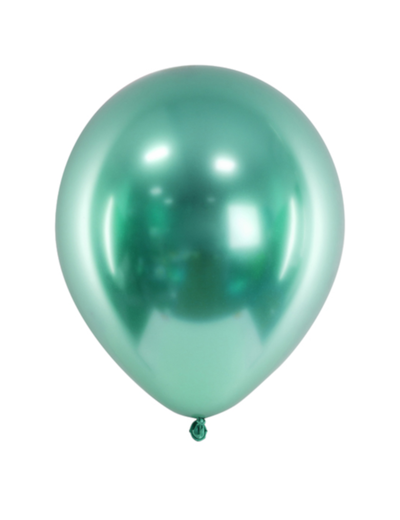 Balony Glossy 30 cm - butelkowo zielone  50 sztuk