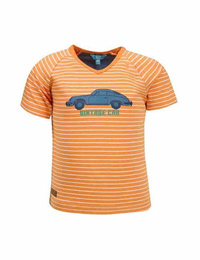 T-shirt chłopięcy pomarańczowy - Vintage car - Lief
