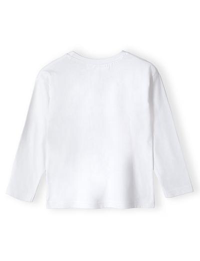 Biała bluzka z bawełny dla chłopca - Skills