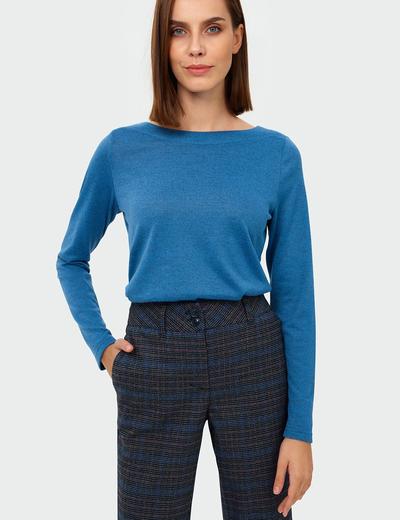 Sweter damski - niebieski