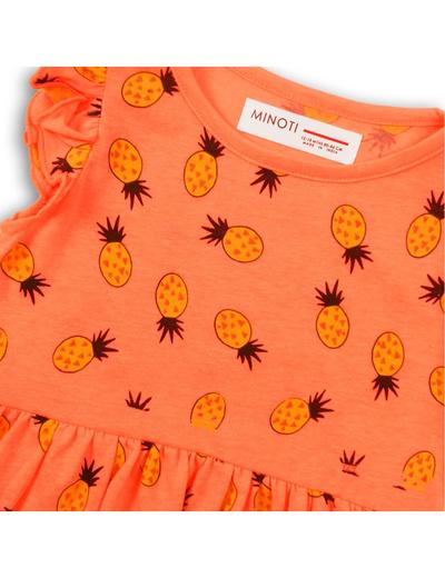 Bawełniana sukienka w ananasy dla niemowlaka