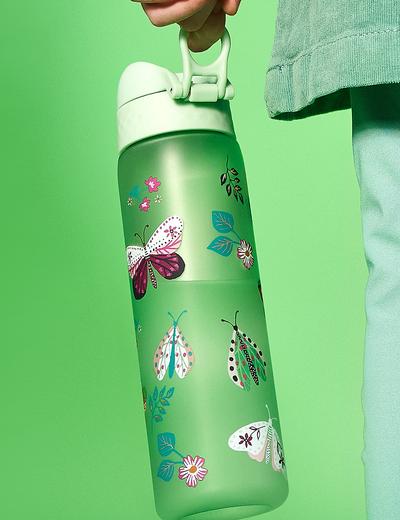 Butelka na wodę ION8 BPA Free Wild Butterflies 500ml zielona