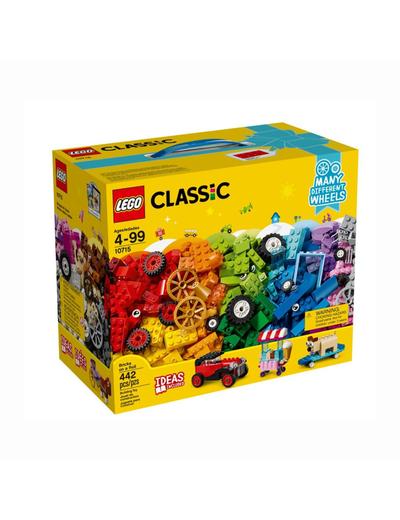 Lego Classic 10715   - Klocki na kółkach - 442 elementy wiek 4+