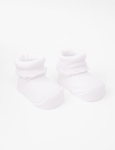 Skarpetki niemowlęce białe
