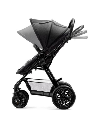 Kinderkraft wózek wielofunkcyjny MOOV 3IN1 MINK PRO BLACK - czarny