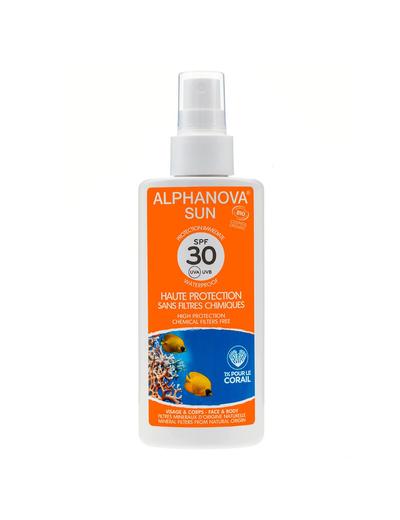 Spray przeciwsłoneczny z filtrem Alphanova SPF 30 - 125g