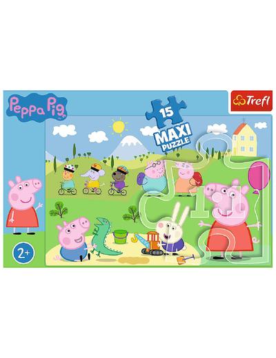 Puzzle 15 Maxi- Szczęśliwy dzień Peppy wiek 2+