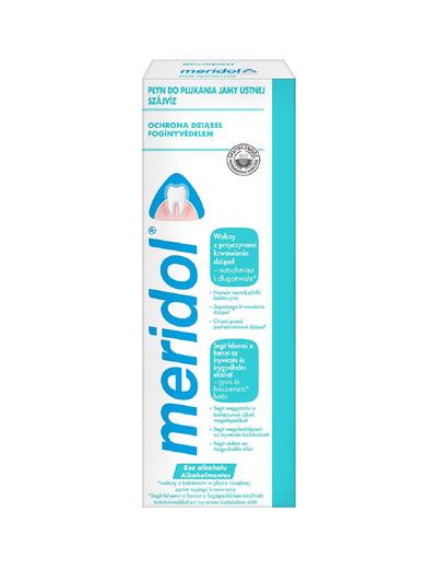 Meridol Ochrona dziąseł płyn do płukania jamy ustnej ze składnikiem o działaniu antybakteryjnym 75ml