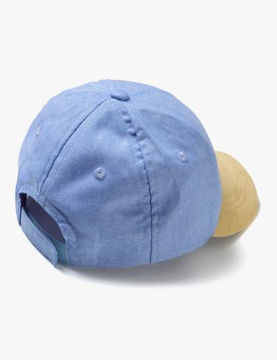 Niebieska czapka z daszkiem - dla chłopca