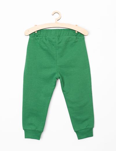 Spodnie dresowe niemowlęce zielone