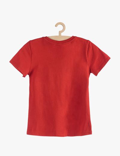Czerwony t-shirt chłopięcy bawełniany- Game