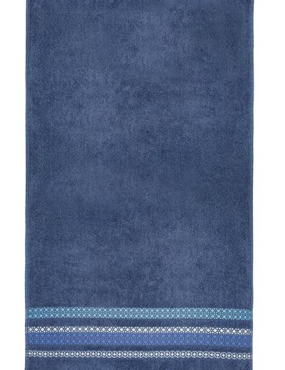 Bawełniany ręcznik CLOE - granatowy 70x140  cm