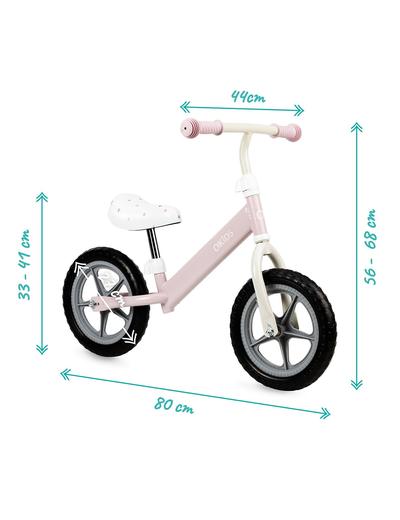 QKIDS FLEET rowerek biegowy - różowy