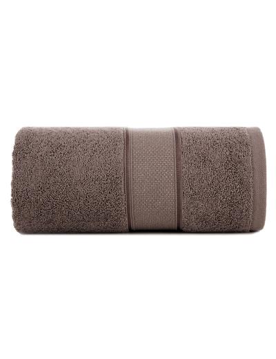 Ręcznik kąpielowy LIANA z bawełny 70x140 cm jasnobrązowy