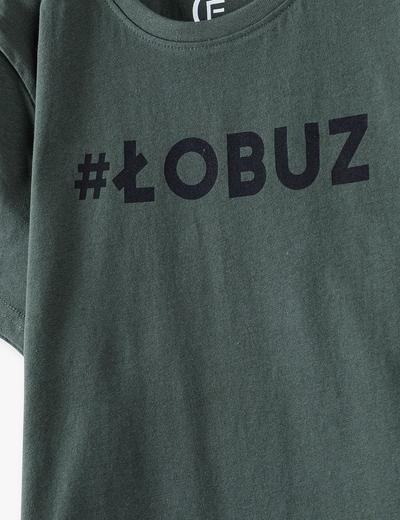 Bawełniany t-shirt męski- Łobuz