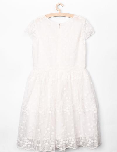 Elegancka sukienka dla dziewczynki- biała