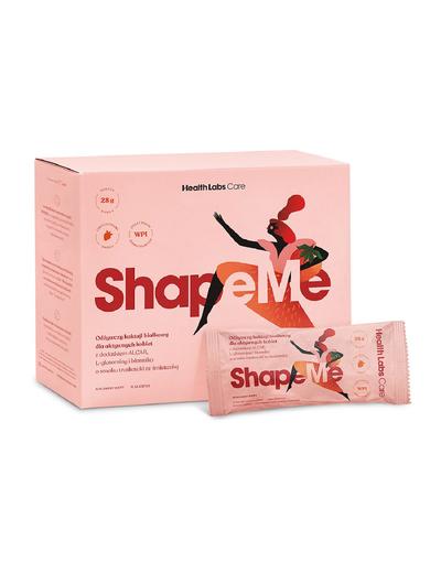 Odżywczy koktajl białkowy ShapeMe o smaku truskawki ze śmietanką 15 saszetek