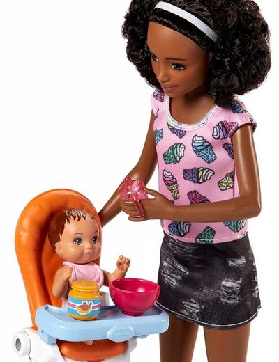 Barbie Opiekunka dziecięca zestaw FHY99