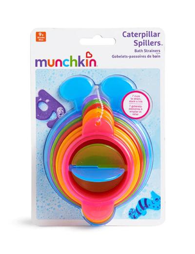 Zabawka kąpielowa gąsienica z miseczkami Munchkin